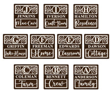 Custom Last Name Sign – Interchangeable Icons – Personalized Family Name Wall Décor – Seasonal Holiday Wood Sign