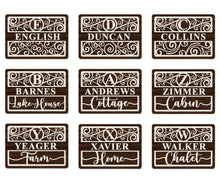 Custom Last Name Sign – Interchangeable Icons – Personalized Family Name Wall Décor – Seasonal Holiday Wood Sign