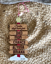 Custom Hand-Painted Family Road Sign Christmas Ornament – Personalized North Pole Style