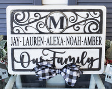 Custom Last Name Sign – Interchangeable Icons – Personalized Family Name Wall Décor – Seasonal Holiday Wood Sign