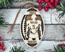Personalized Football Player Ornaments – Handmade in the OBX