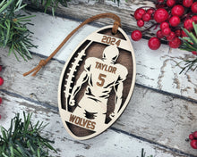 Personalized Football Player Ornaments – Handmade in the OBX