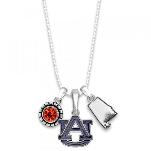 Collegiate Officially Licensed Charm Necklace - Clemson, UNC, Buckeyes, Wildcats and many more - OBX Prep
