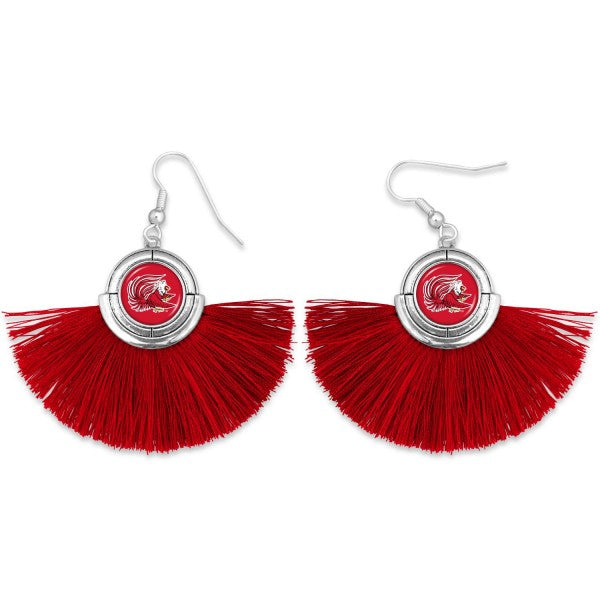 Collegiate Game Day Tassel Earrings - MS State, Clemson, LSU - OBX Prep