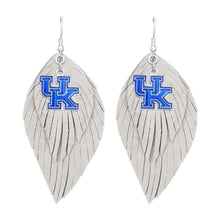 Collegiate Game Day Feather Drop Earrings - OBX Prep