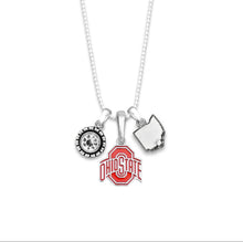 Collegiate Officially Licensed Charm Necklace - Clemson, UNC, Buckeyes, Wildcats and many more - OBX Prep