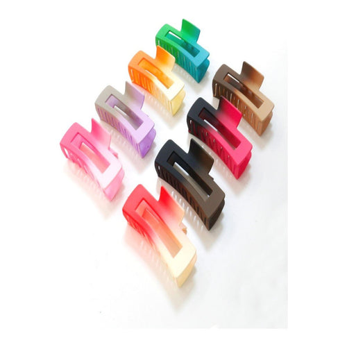 Four Inch Ombre Rectangular Hair Claws