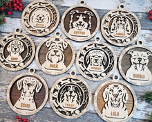 Personalized Dog Breed Ornament – Custom Pet Name Christmas Gift