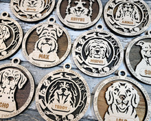 Personalized Dog Breed Ornament – Custom Pet Name Christmas Gift