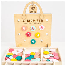 Snap-In Bag Charms for Perforated Totes | Shapes, Bows, Coastal Designs & Personalized Initials