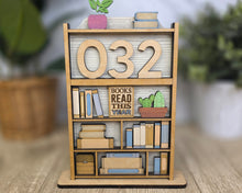 Books Read This Year Counter | Book Nook Shelf Tracker | Handmade Reader Gift | OBX Made
