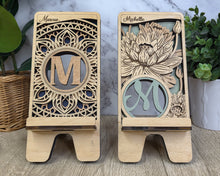 Personalized Monogram Phone Stands