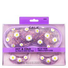 Hot and Cold Eye Mask Set- Butterflies and Purple Daisies S