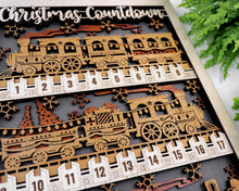 Christmas Countdown Express | Train-Themed Days Until Christmas Sign | Vertical or Horizontal Layout | Handmade Holiday Decor | OBX Made