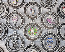 Handcrafted Christmas Dangle Ornaments | Baltic Birch Wood | OBX Made | 24 Designs for Holidays, Pets, Weddings & More