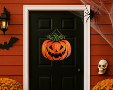 Hand-Painted Spooky Pumpkin Signs | Halloween Door Décor | Two-Layer Baltic Birch | 6 Designs