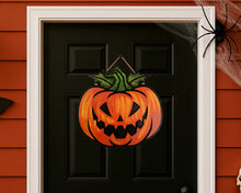 Hand-Painted Spooky Pumpkin Signs | Halloween Door Décor | Two-Layer Baltic Birch | 6 Designs