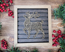 Handcrafted Christmas Shiplap Style Birch Wood Framed Signs – 9 Holiday Designs