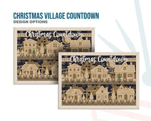 Handcrafted Baltic Birch Christmas Countdown | OBX Made Christmas Village Train | Vertical & Horizontal Advent Display