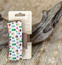 Happy Herb Leaves Hair Claw – Hand-Painted OBX Hair Accessory, Gummies & Kitschy Plant Vibes