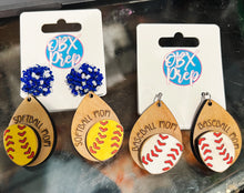 Handmade Baseball Mom Earrings – The Perfect Game Day Accessory! ⚾❤️