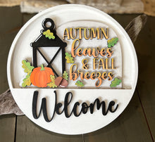 Welcome Interchangeable Sign for Seasonal, Holiday and Special Occasions - Door Sign, Door Hanger, Indoor Sign.