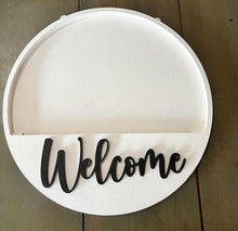 Welcome Interchangeable Sign for Seasonal, Holiday and Special Occasions - Door Sign, Door Hanger, Indoor Sign.