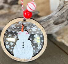 Snow Cold Snowman Ornament | OBX Hand Painted Christmas Decor