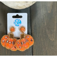 Glam Pumpkin Seed Bead Dangle Earrings - OBX Prep