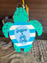 Hand Painted Sea Turtle Door Hanger