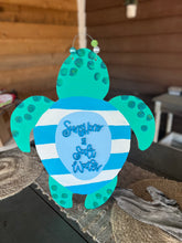 Hand Painted Sea Turtle Door Hanger