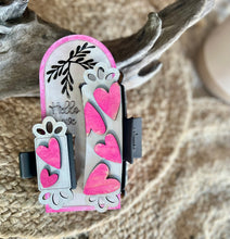 Hello Love Valentine's Day Heart Hair Claw Clip Gift Set