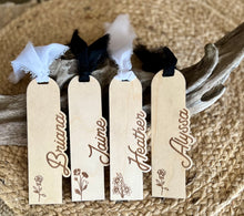 Personalized Birth Flower Bookmark