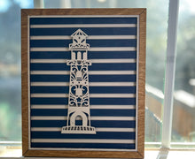 Layered Nautical Wood Sign | Hand Painted Baltic Birch | Coastal Wall Decor | OBX Handmade