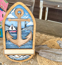 Layered Anchor Custom Hand Painted Home Décor Sign