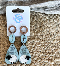 The Lord is My Shepherd Dangle and Stud Earrings, Cross Earrings, and Lamb Earrings