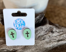 The Lord is My Shepherd Dangle and Stud Earrings, Cross Earrings, and Lamb Earrings