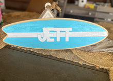 Handcrafted Personalized Surfboard Wood Sign