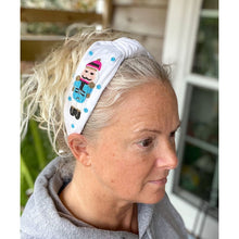 Christmas Pink Blue Nutcracker Beaded Headband OBX Exclusive