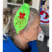 Mistletoe Christmas Seed Beaded Headband OBX Prep Exclusive WS