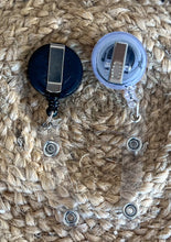 Personalized Acrylic Monogram Badge Reels Patterned Acrylic Gift
