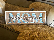 Personalized Mom Name Sign with Kids Names | Custom Mother’s Day Gift
