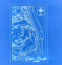 Personalized Coastal Map Notebook | Custom Beach Journal