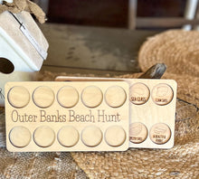 OBX Beach Hunt Scavenger Hunt Board | Kids Beach Activity | Coastal Travel Toy | Outer Banks Vacation Gift | Wooden Beach Treasure Hunt