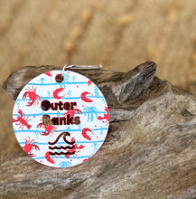 Personalized Coastal Critters Acrylic Keychain | Lobster, Shrimp & Crab Bag Tag | Your Favorite Beach Keepsake