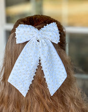 Bella Pearl Embellished Barette Bow - Restocking