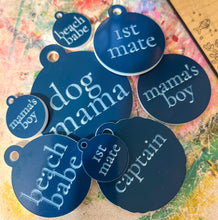 Custom Engraved Acrylic Dog Tag & Matching Keychain