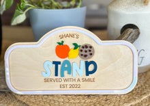 Personalized Kids Play Sign | Custom Pretend Play Shop Sign | Playroom Decor