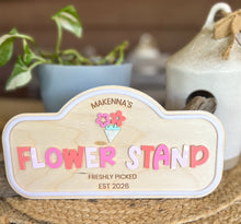 Personalized Kids Play Sign | Custom Pretend Play Shop Sign | Playroom Decor