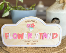 Personalized Kids Play Sign | Custom Pretend Play Shop Sign | Playroom Decor